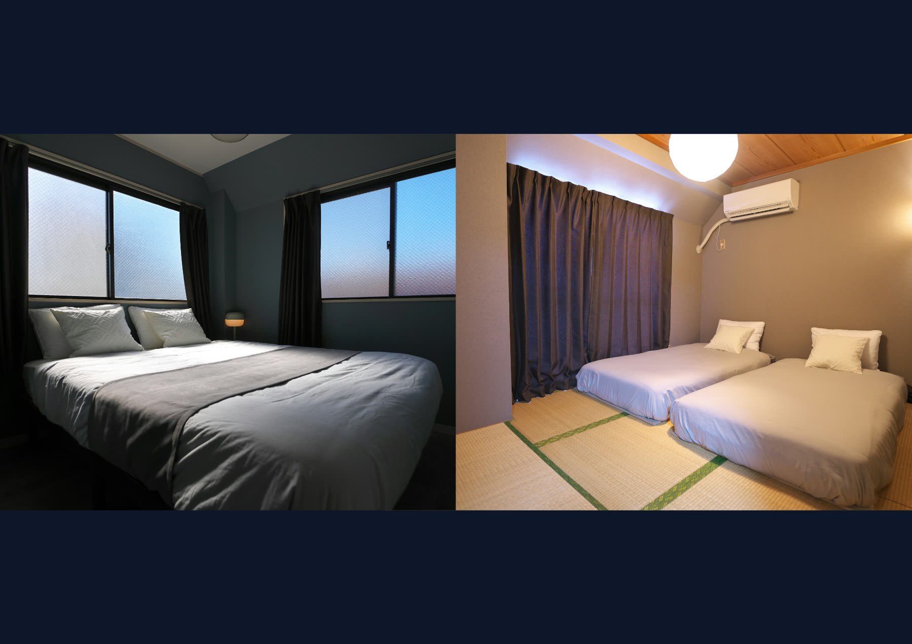 Guest room after renovation